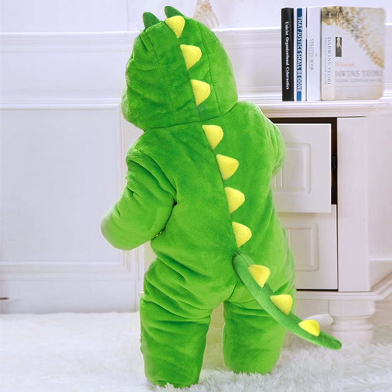 Flannel Animal Shape Baby Jumpsuit for Autumn/Winter